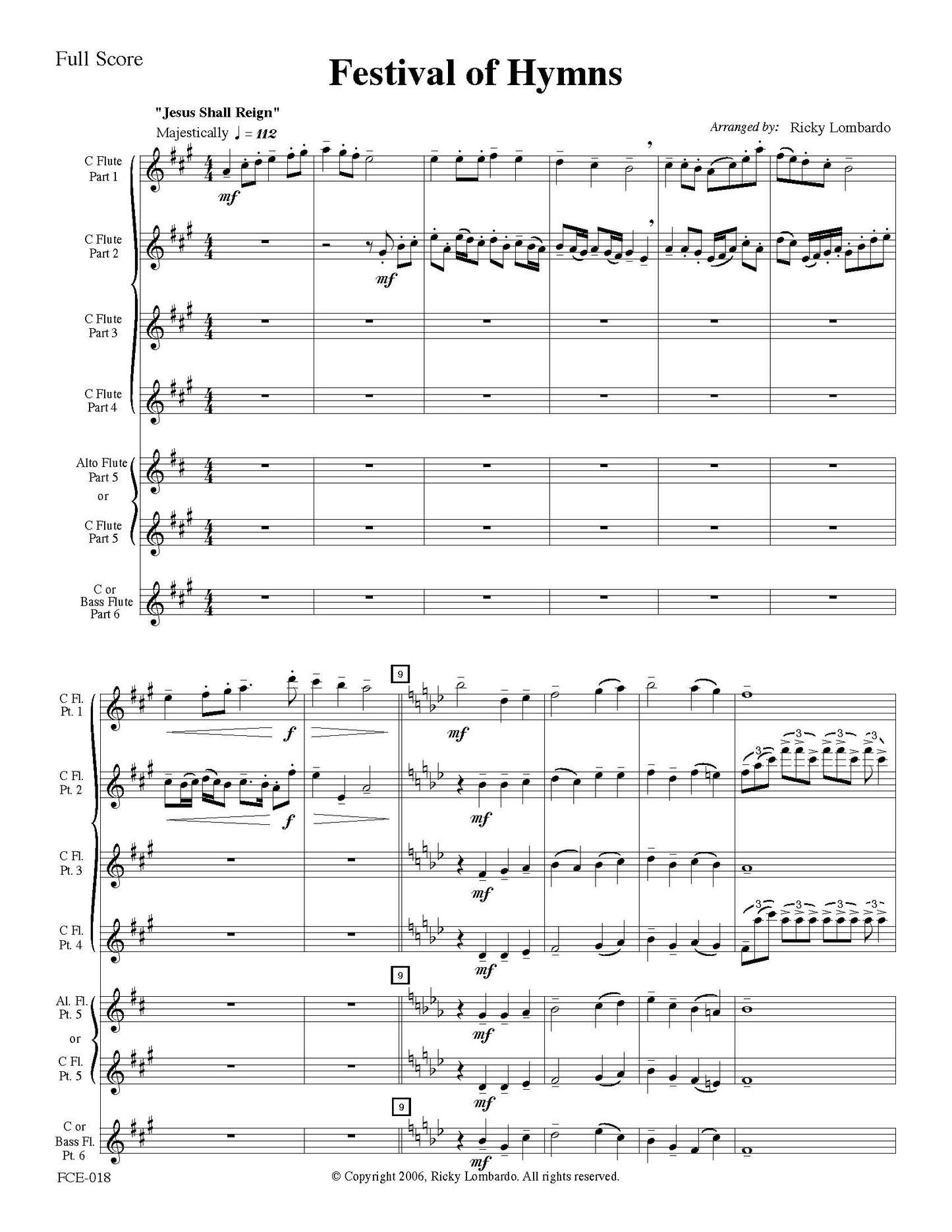 FCE-018 Festival of Hymns