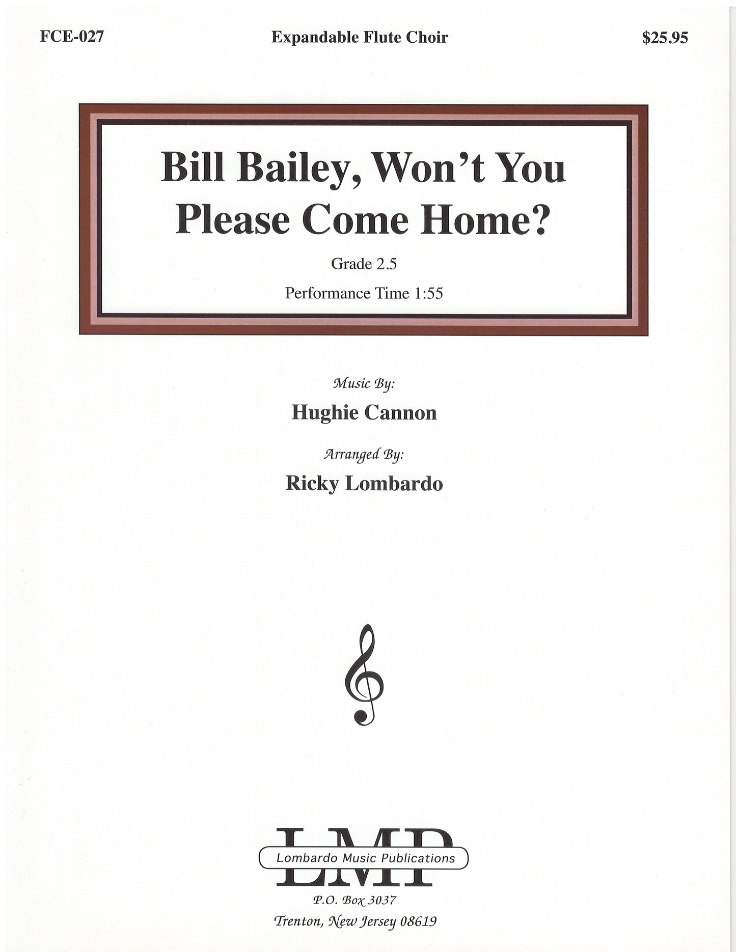 FCE-027 Bill Bailey, Won't You Please Come Home?