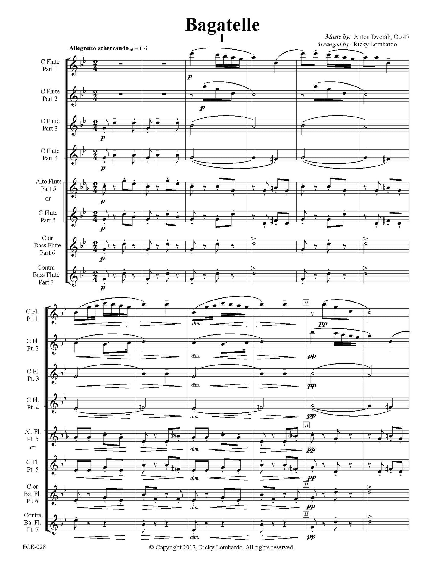 FCE-028 Bagatelles I & II
