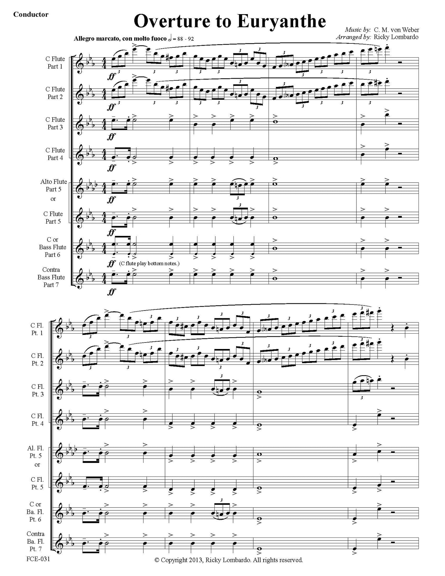 FCE-031 Overture to Euryanthe