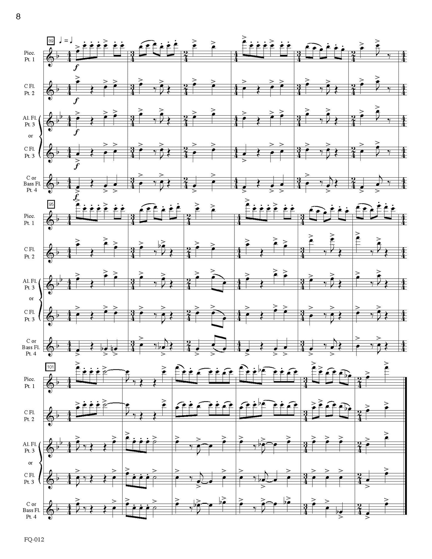 FQ-012 Canzone