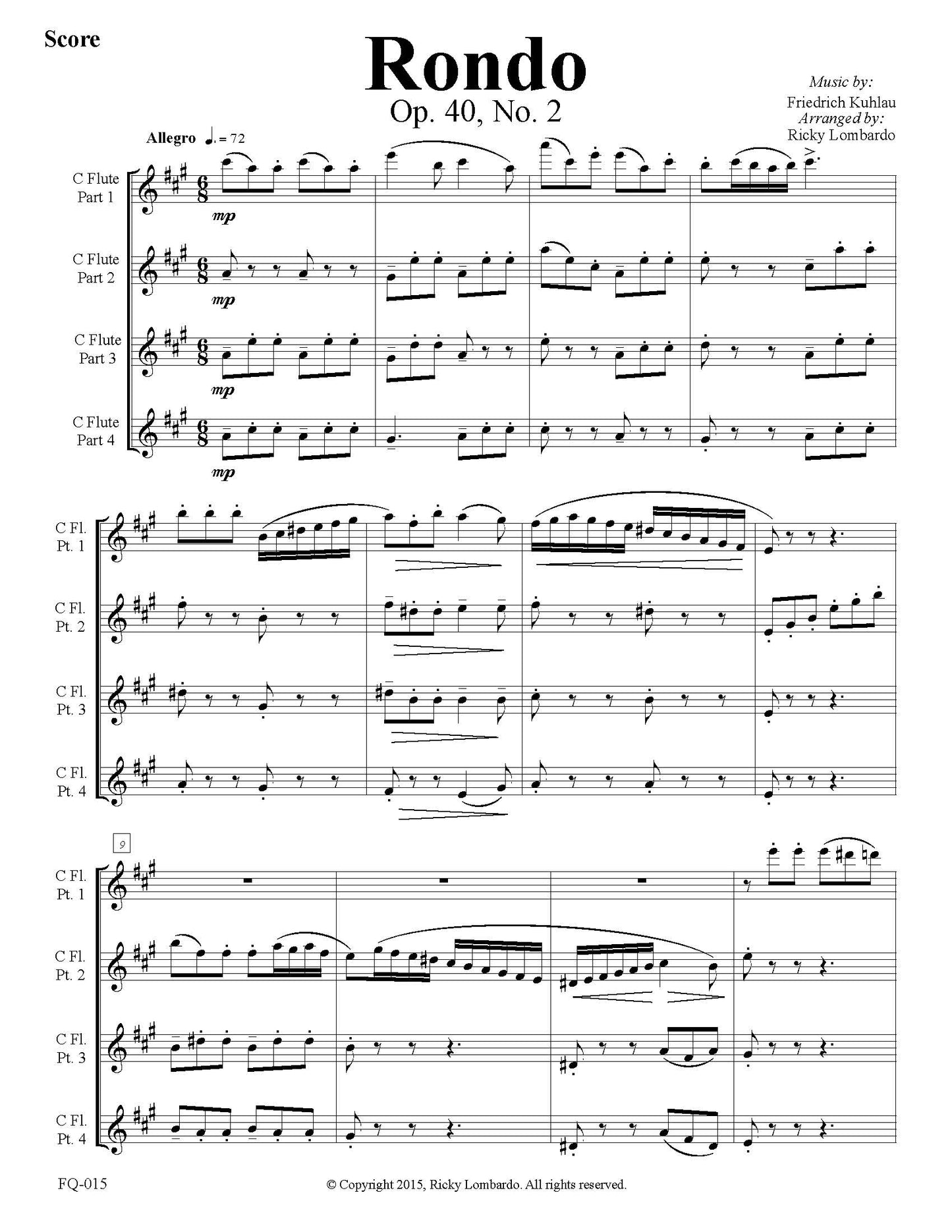 FQ-015 Rondo Op. 40, No. 2