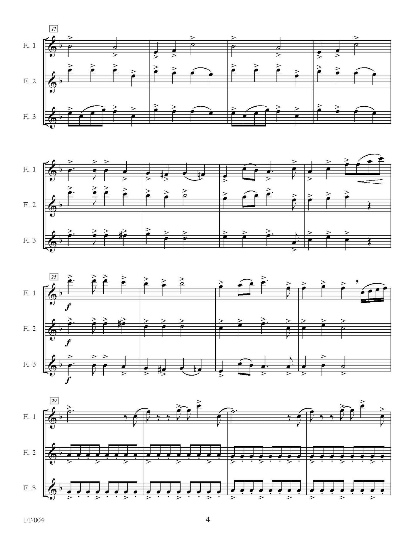 FT-004 Yuletide Trios