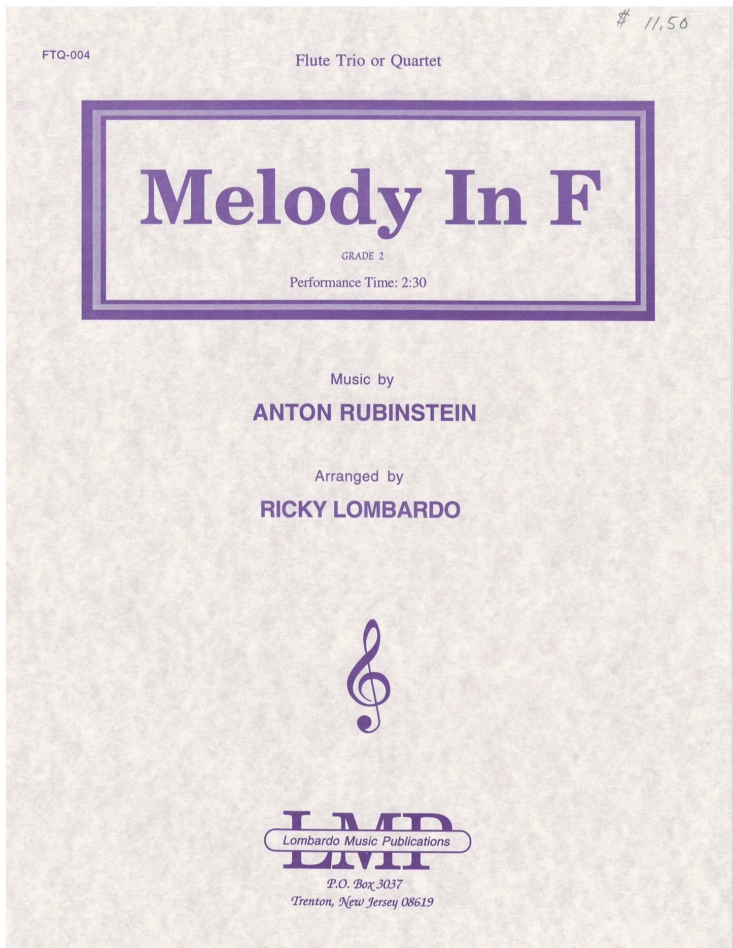 FTQ-004 Melody In F (Welcome! Sweet Springtime)