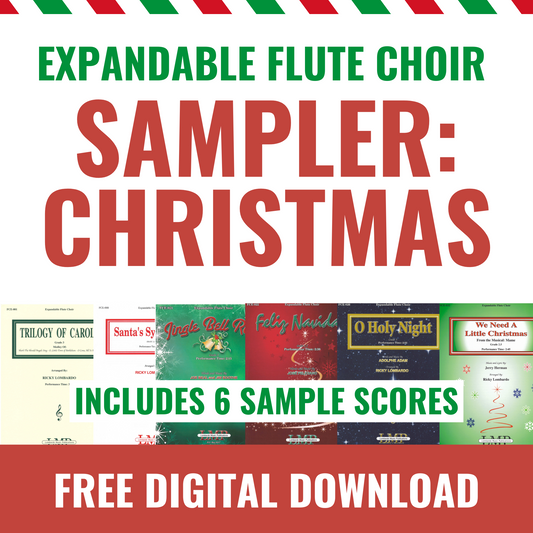 FREE Sampler: Christmas - Expandable Flute Choir (6)