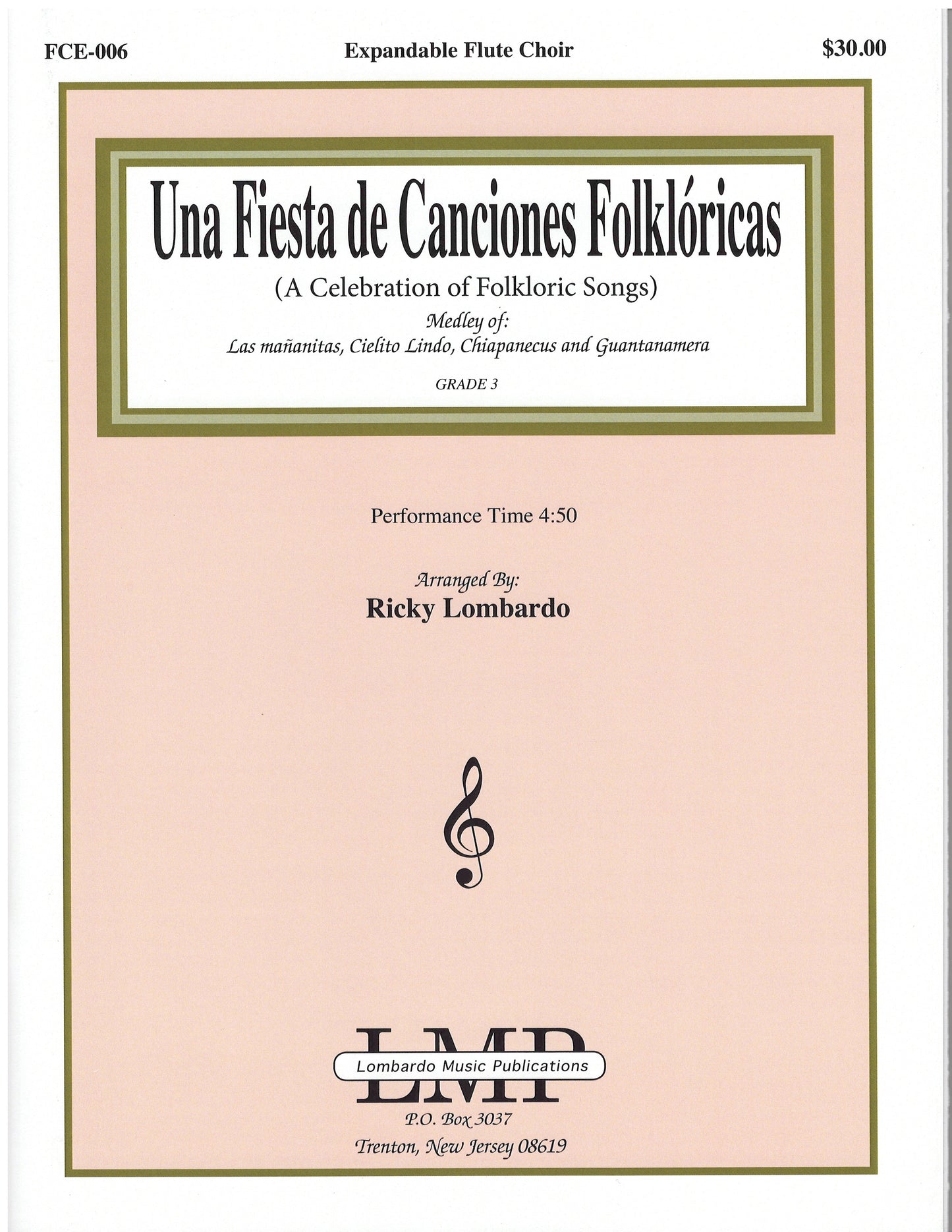 FCE-006 Una Fiesta de Canciones Folklóricas (A Celebration of Folkloric Songs)