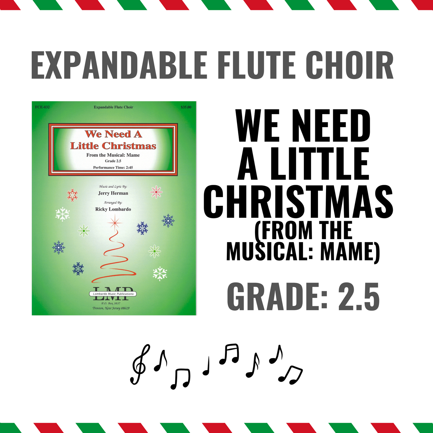 FCE-032 We Need A Little Christmas (From the Musical: Mame)