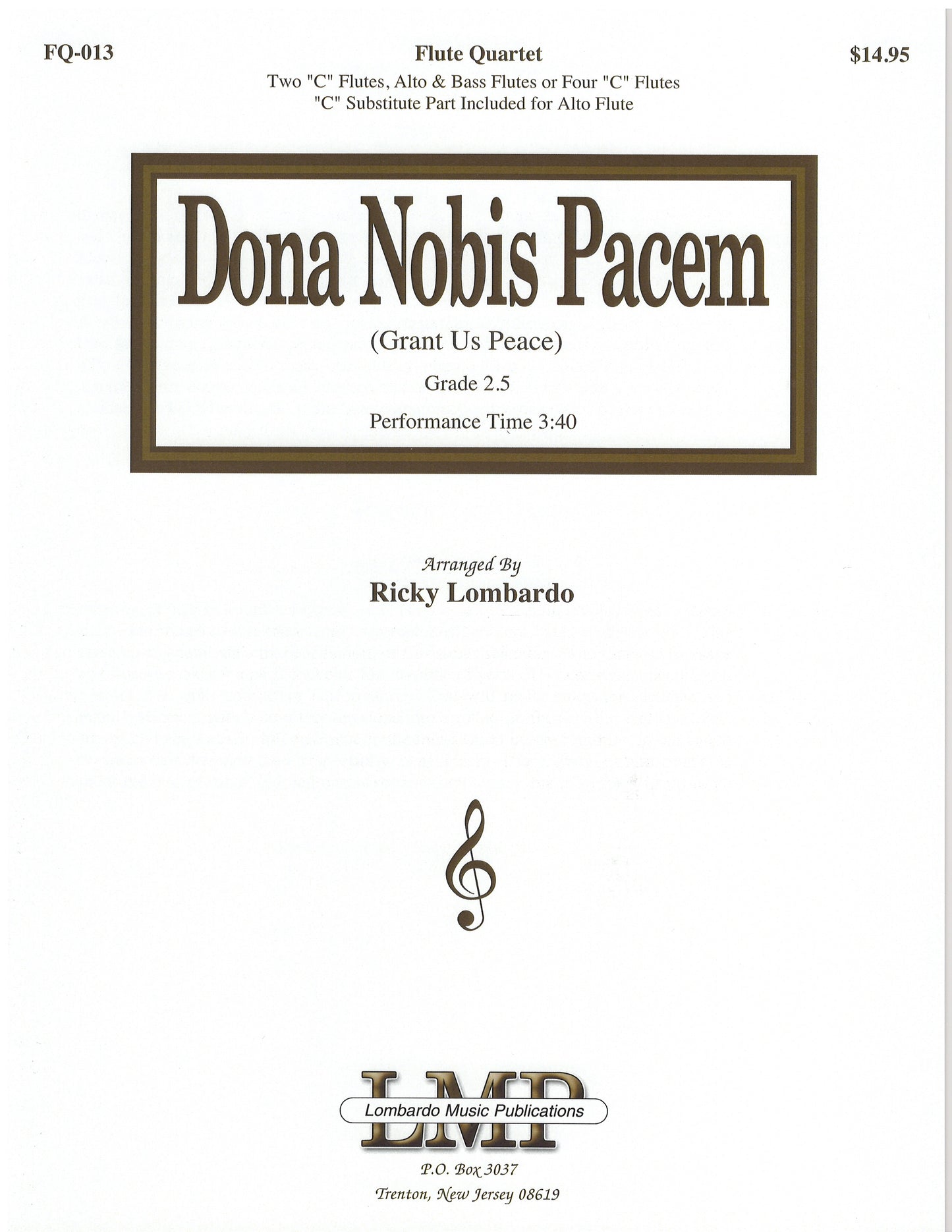 FQ-013 Dona Nobis Pacem (Grant Us Peace)