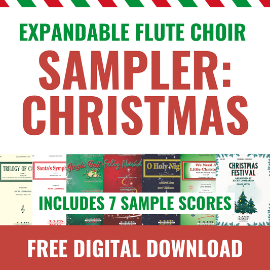 FREE Sampler: Christmas - Expandable Flute Choir (7)